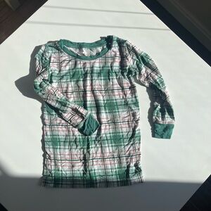 Little Sleepies Plaid Christmas Two-Piece Viscose PJs